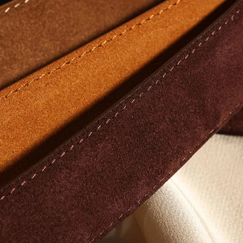 Alina Suede Wide Belt