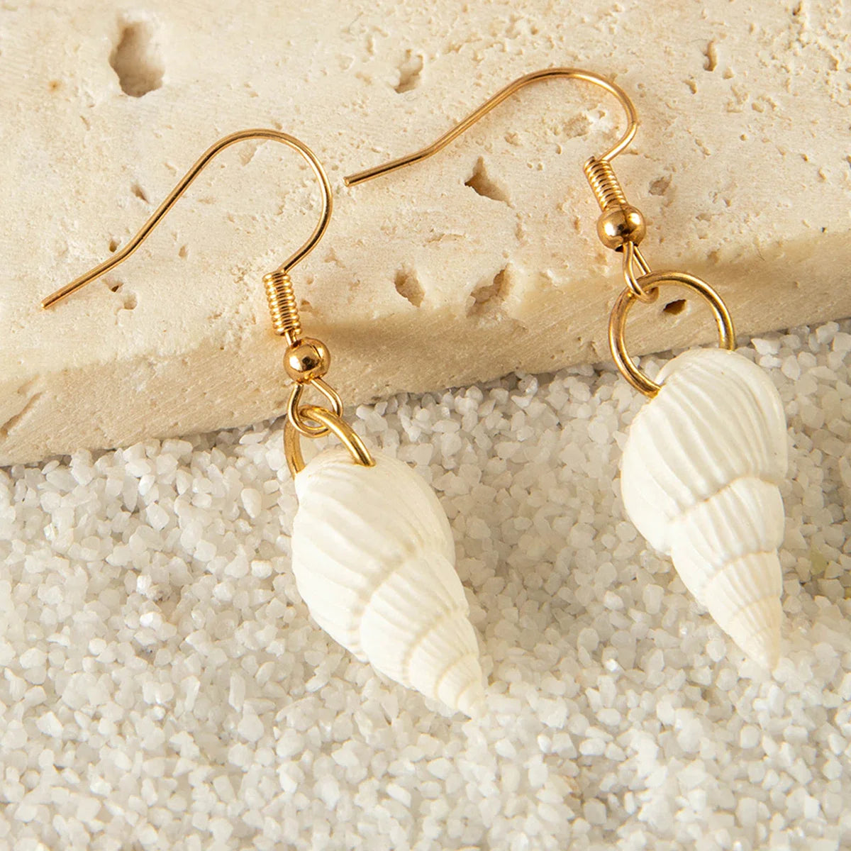 Sienna Boho Shell Earrings