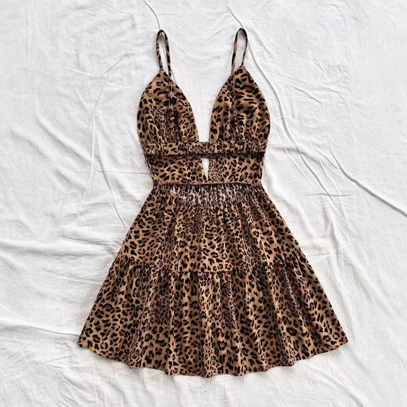 Liana Leopard Dress