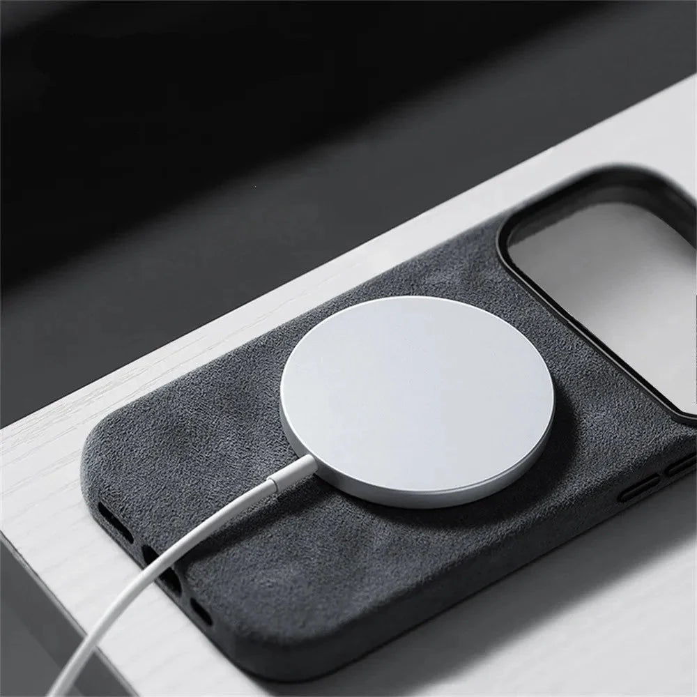 Solace Suede Magnetic Case