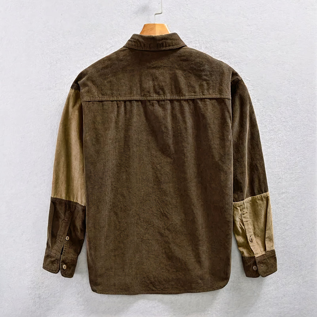 Two Tone Corduroy Jacket