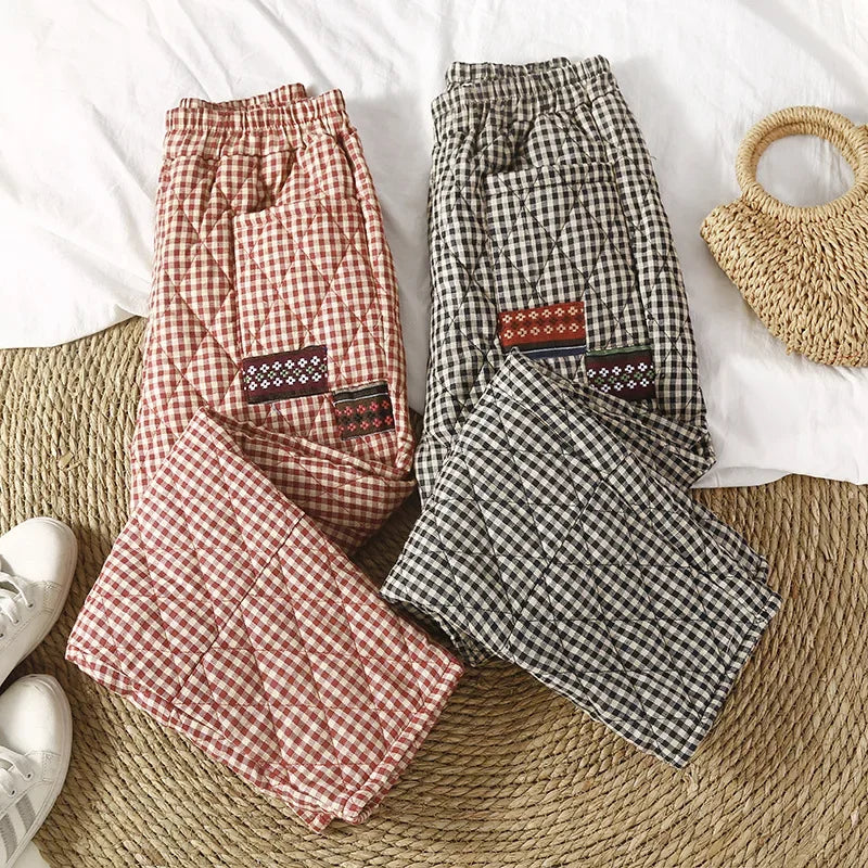 Freya Cotton Patchwork Pants