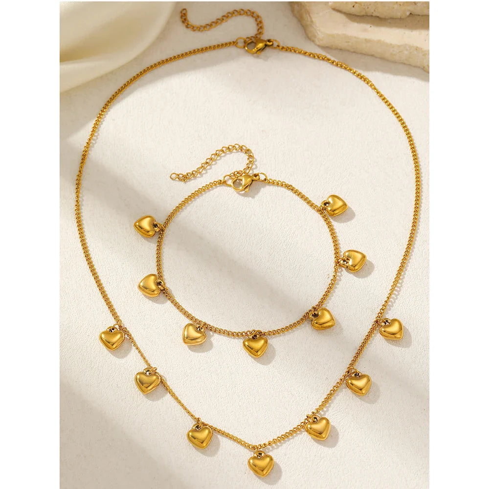 Amora Heart Jewelry Set