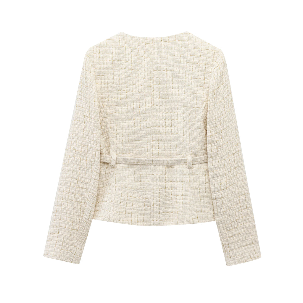 Amélie Cream Tweed Jacket