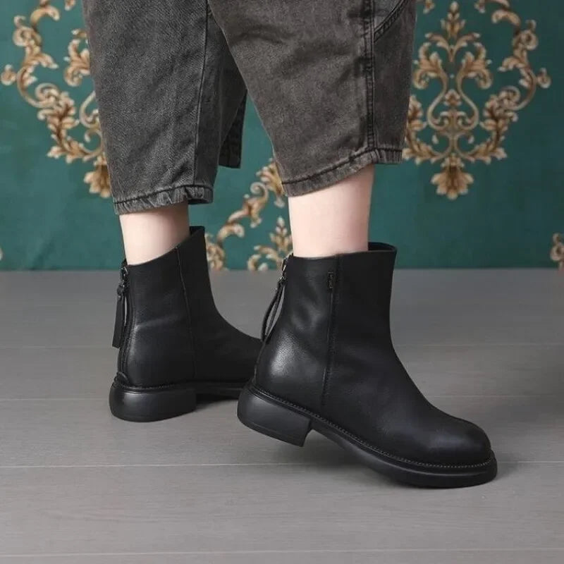 Collins™ | Premium Leather Ankle Boots