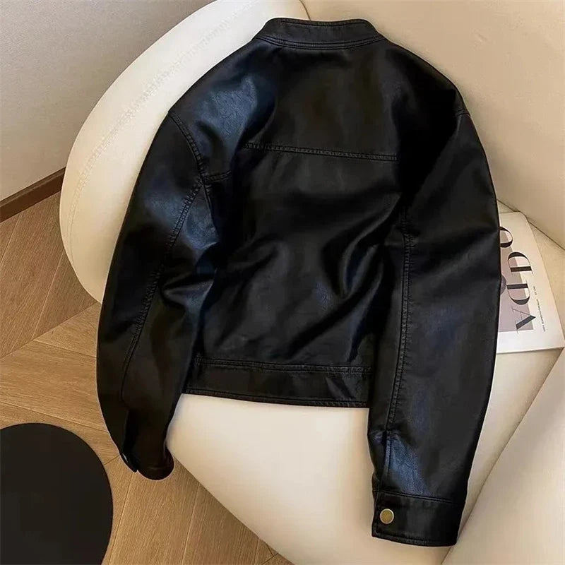 Livia Short Leather Jacket