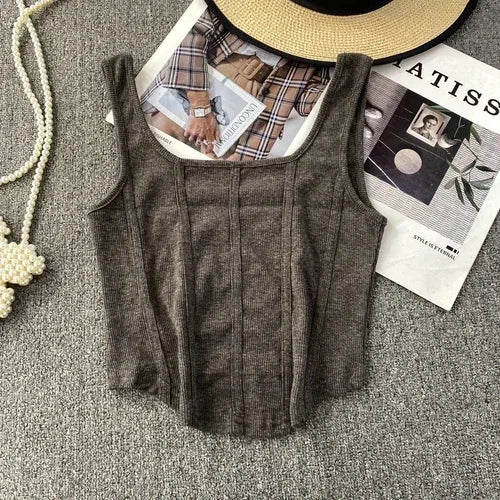 Kaia Denim Corset Top