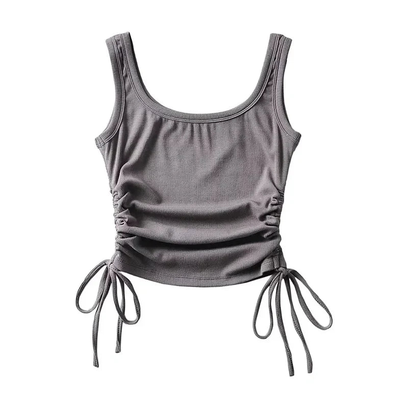 Aria Drawstring Tank