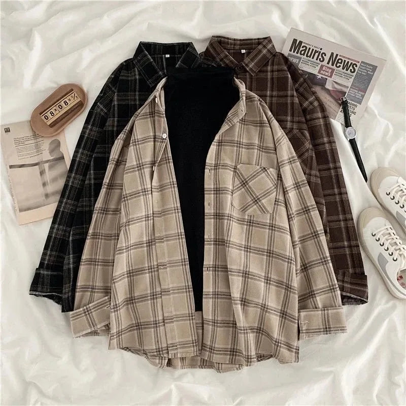 Mira Oversized Plaid Shirt