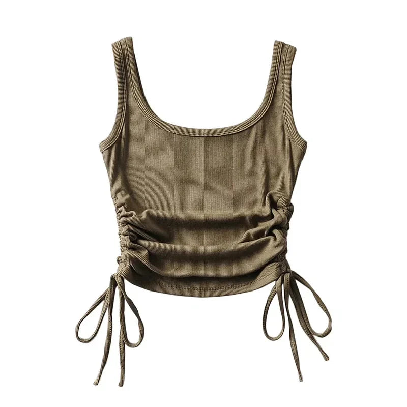 Aria Drawstring Tank