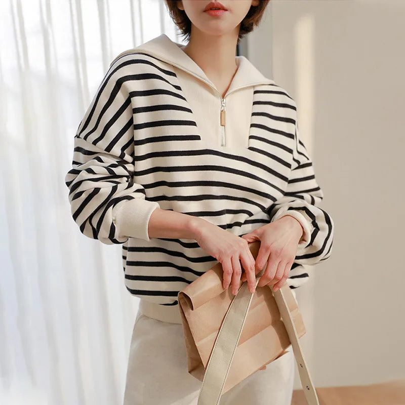 Scottie™ | Elegant Striped Sweater