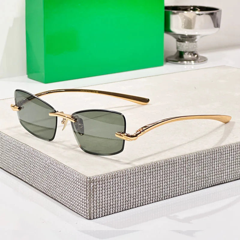Liora Rimless Sunglasses