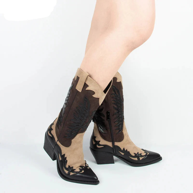 Joana Western Calf Boots