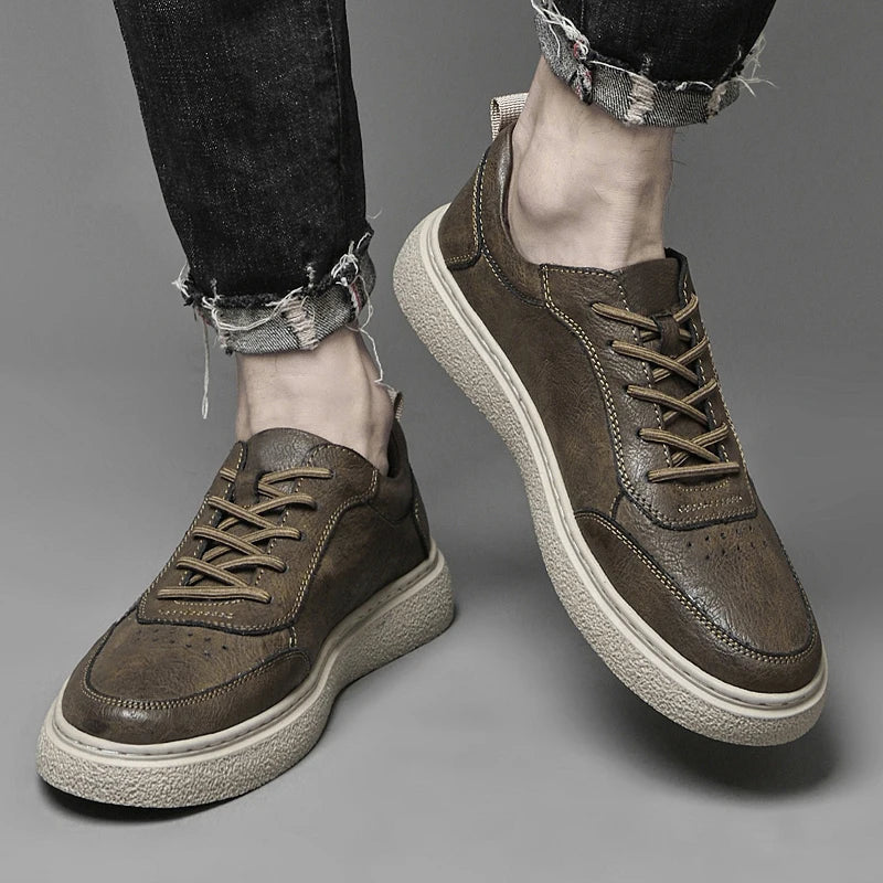 "Ziv" Genuine Leather Sneaker