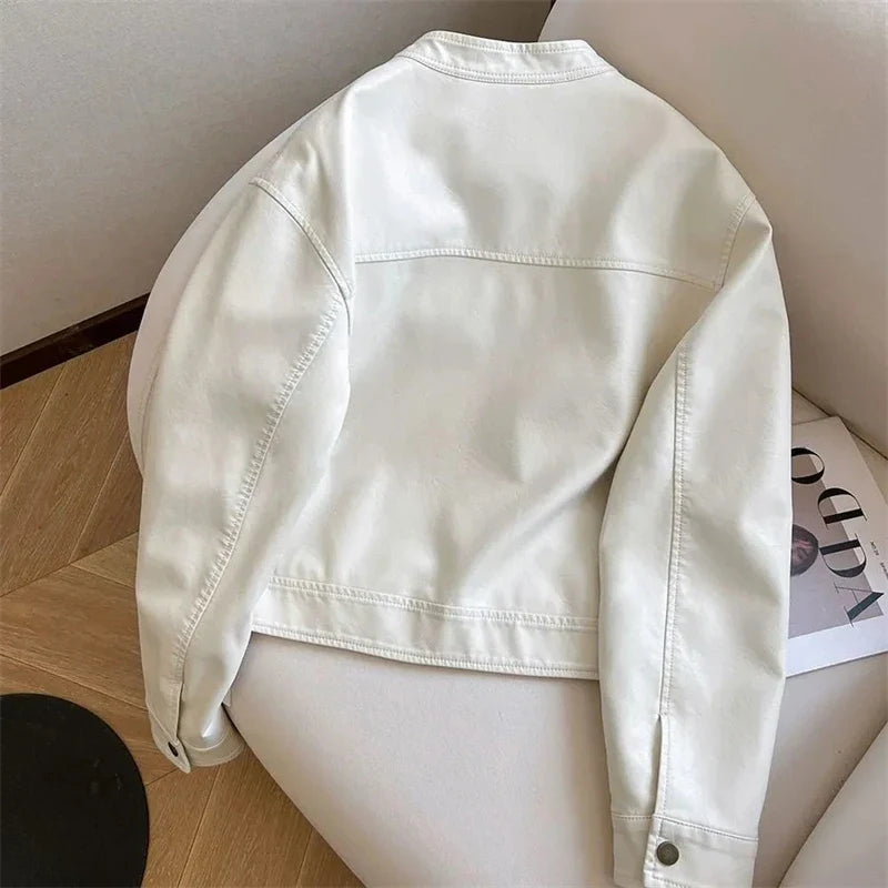 Livia Short Leather Jacket