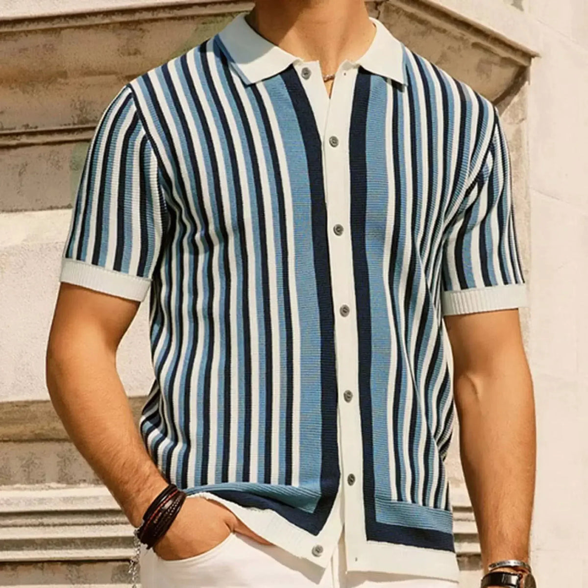 Men's Riviera Stripe Shirt