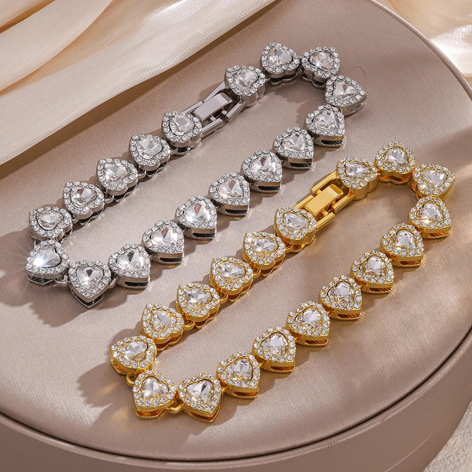 Martha Heart Diamond Bracelet