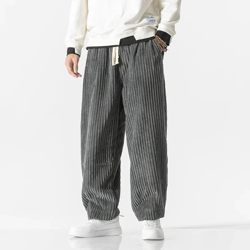 Relaxed Fit Corduroy Pants