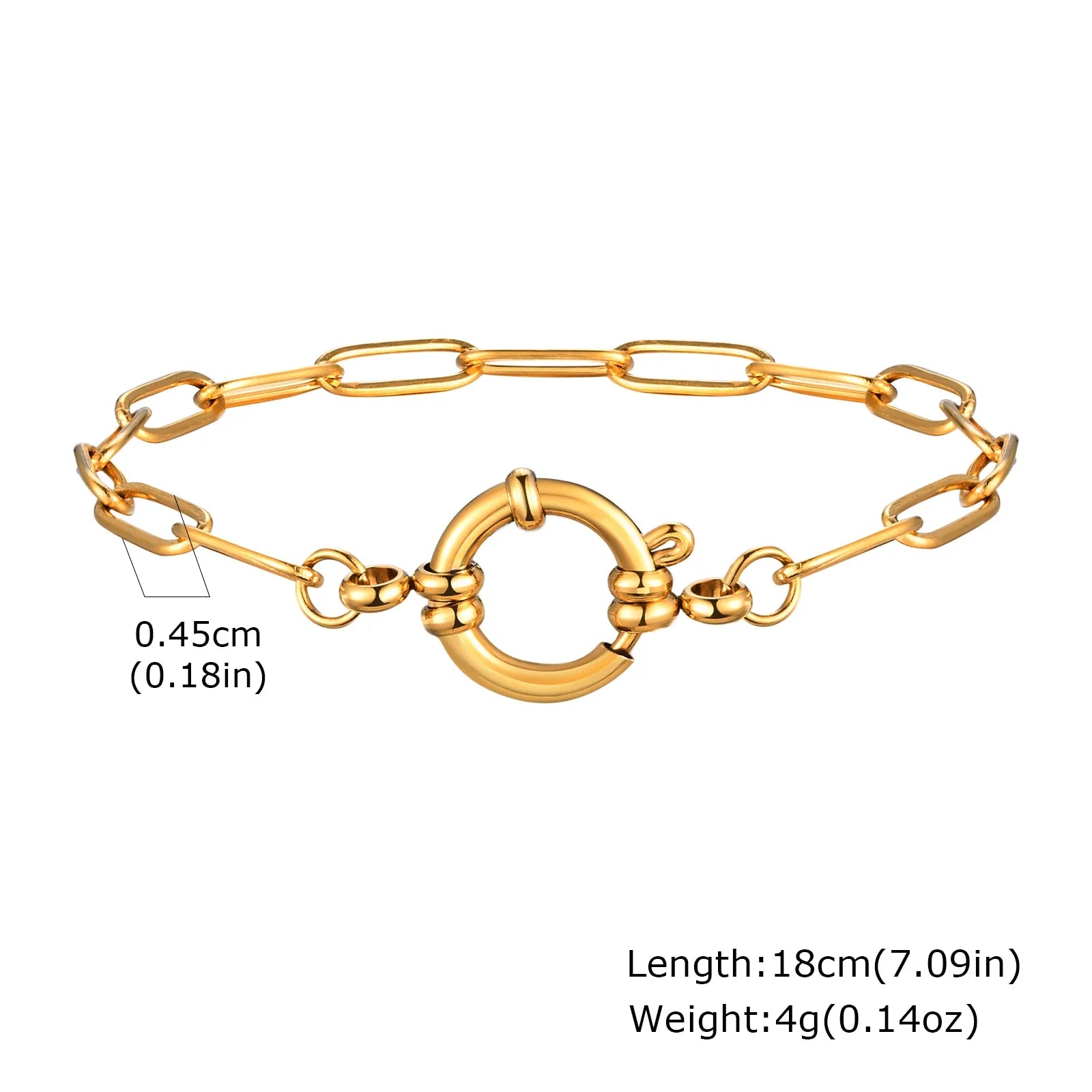 Celine Gold Paperclip Set