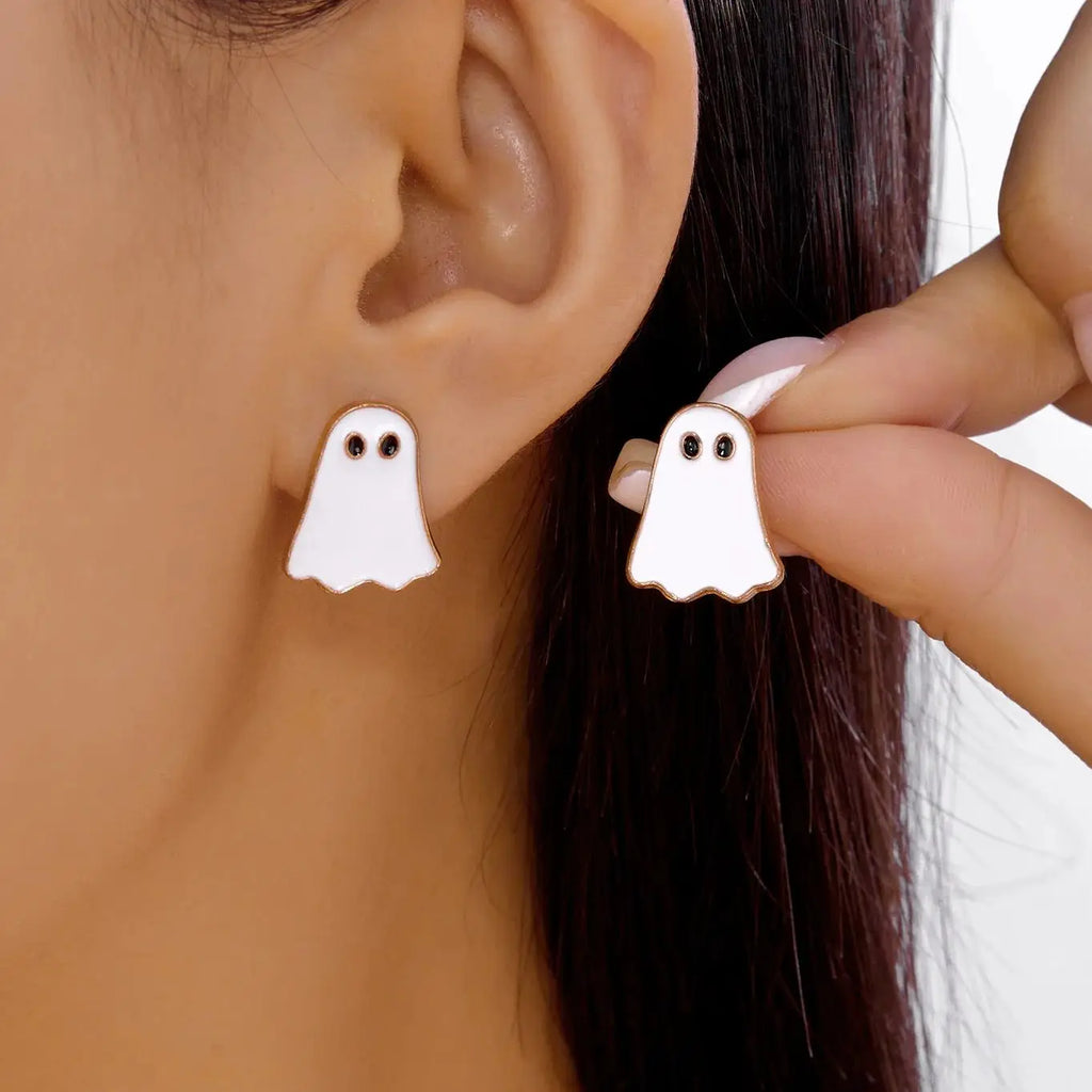 Spooky Boo Dangle Earrings