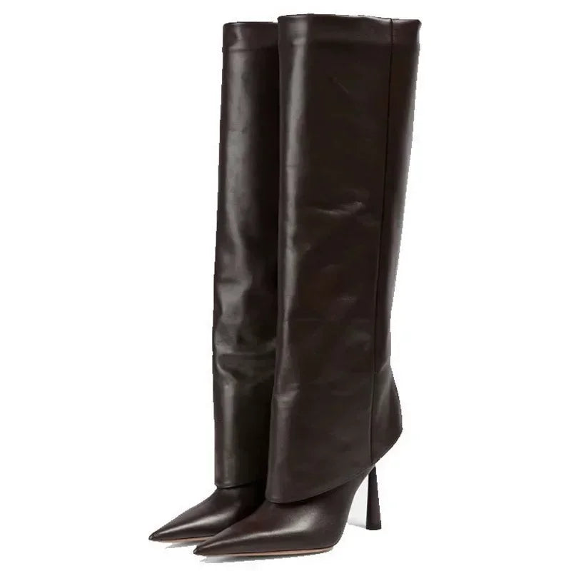 Kylan Pointed Knee Boots