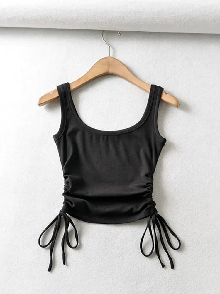 Aria Drawstring Tank