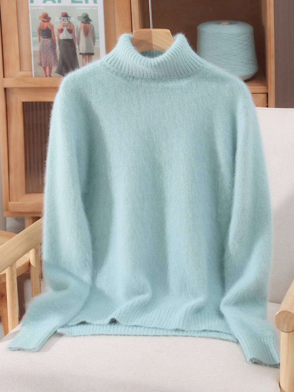 Amara Mink Cashmere Pullover