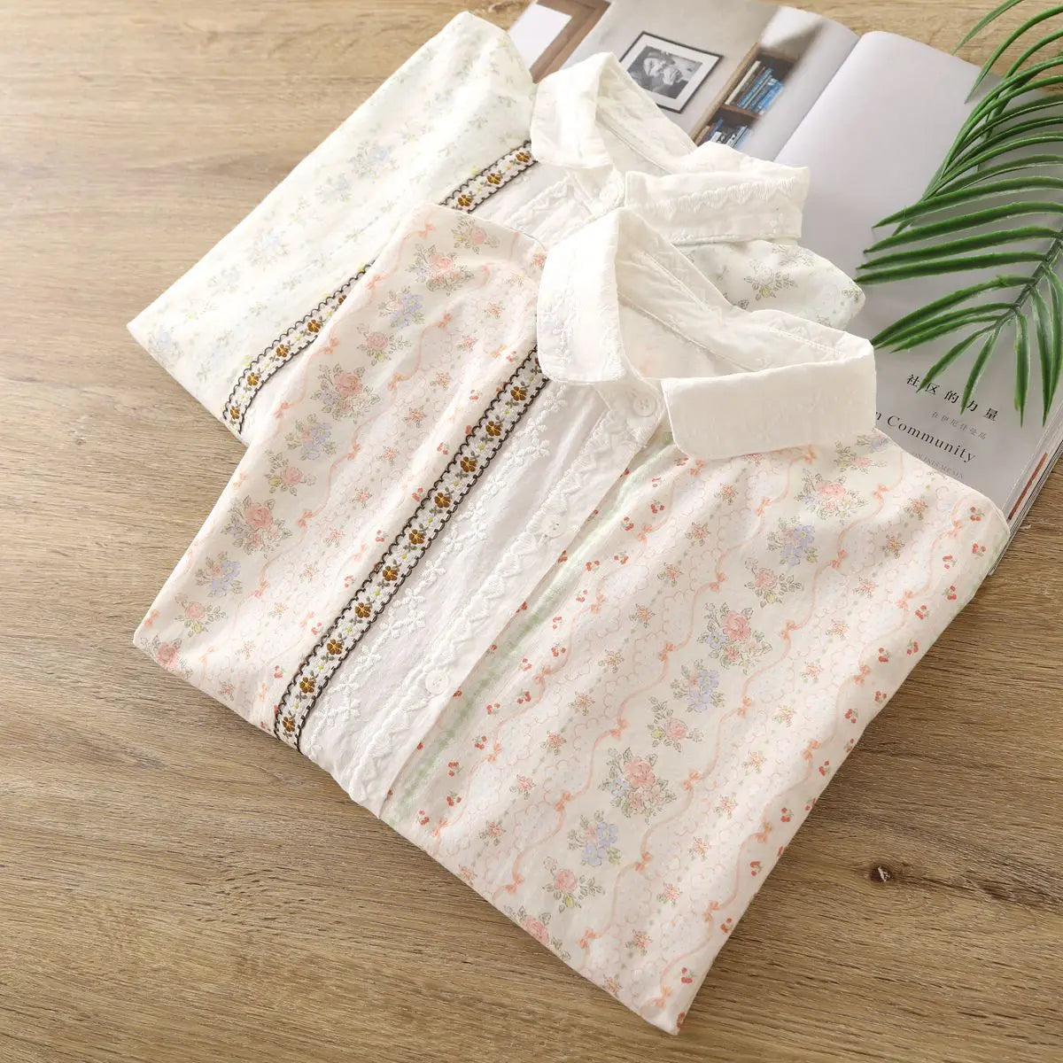 Elora Embroidered Cotton Blouse