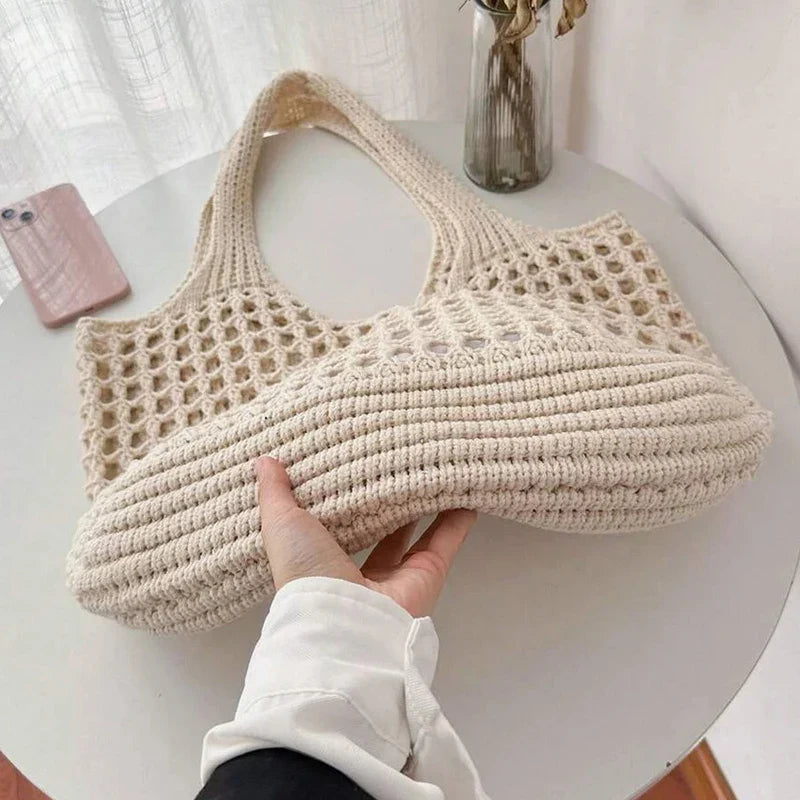 Lina Crochet Beach Bag