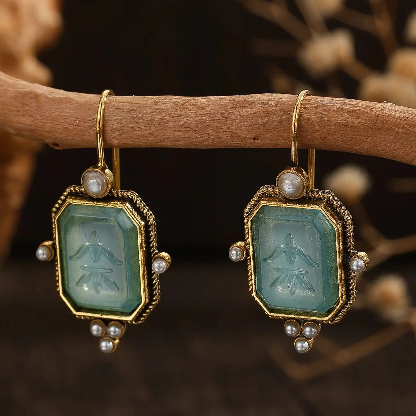 Charlot Pearl Drop Earrings