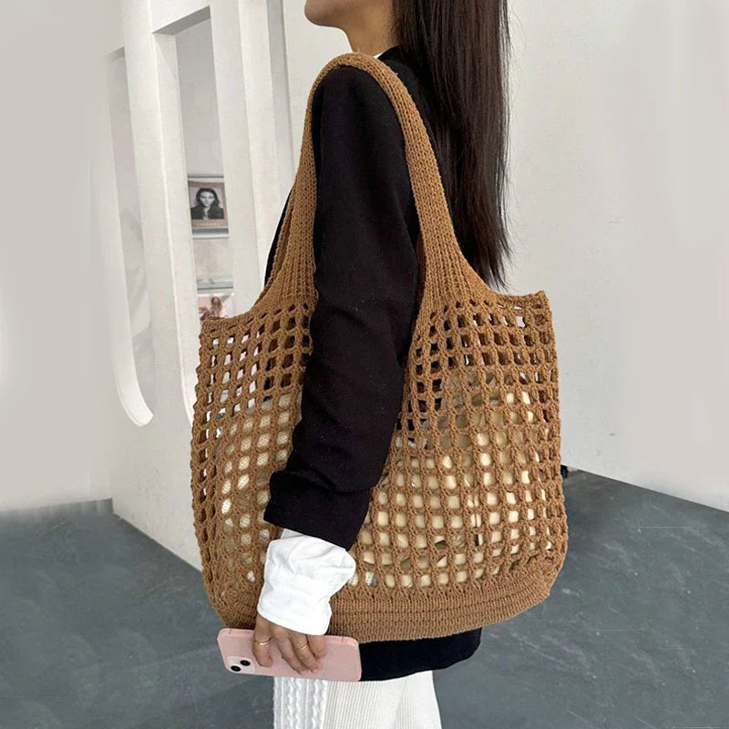 Lina Crochet Beach Bag