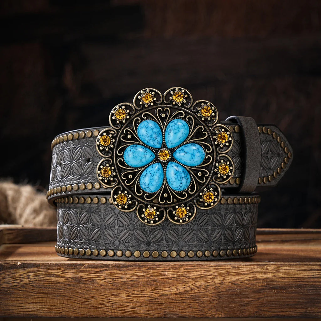 Dakota Western Floral Belt