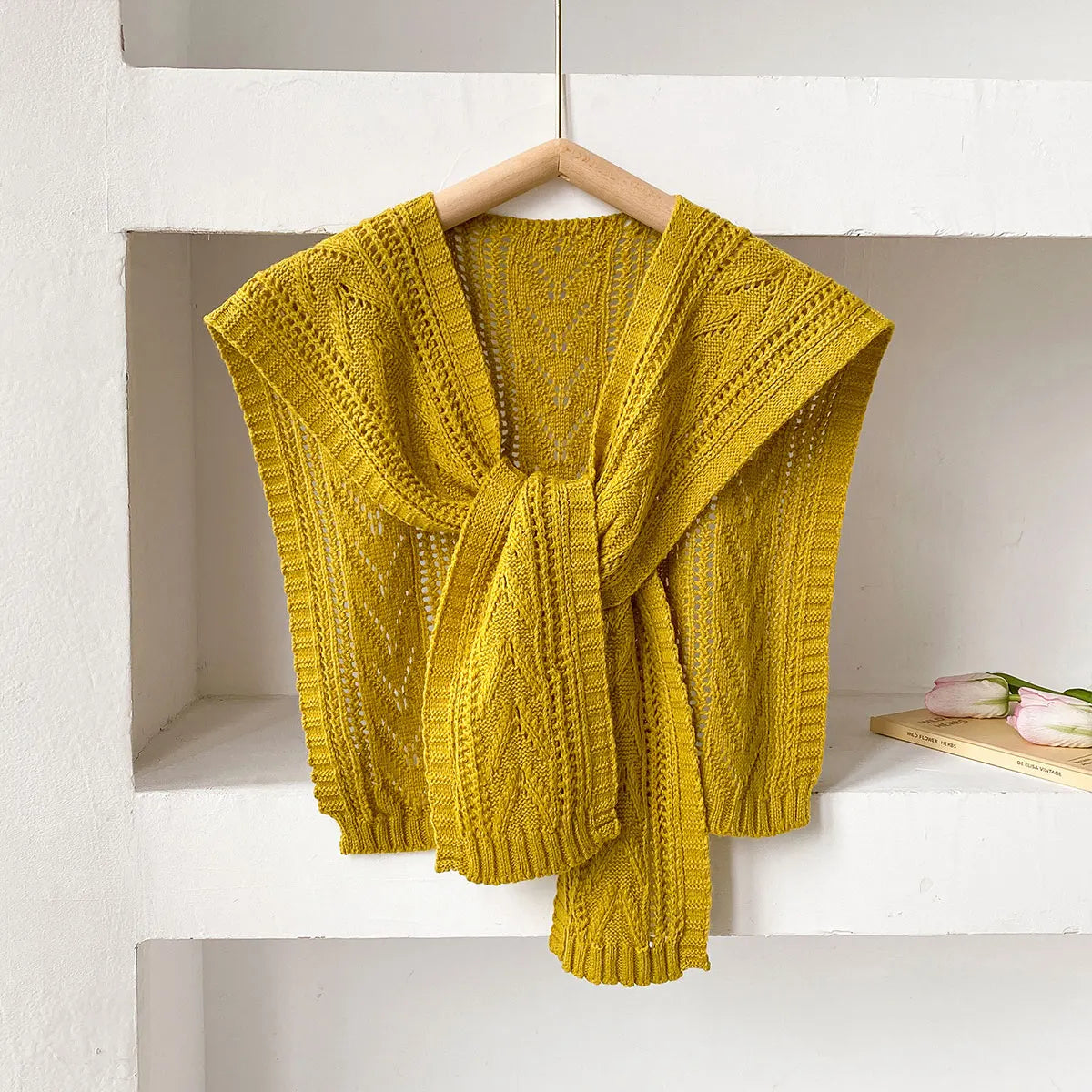 Hana Knit Shoulder Shawl