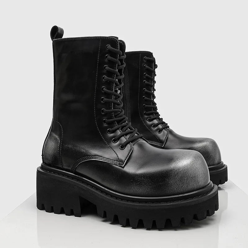Grant High-Top Leather Boots