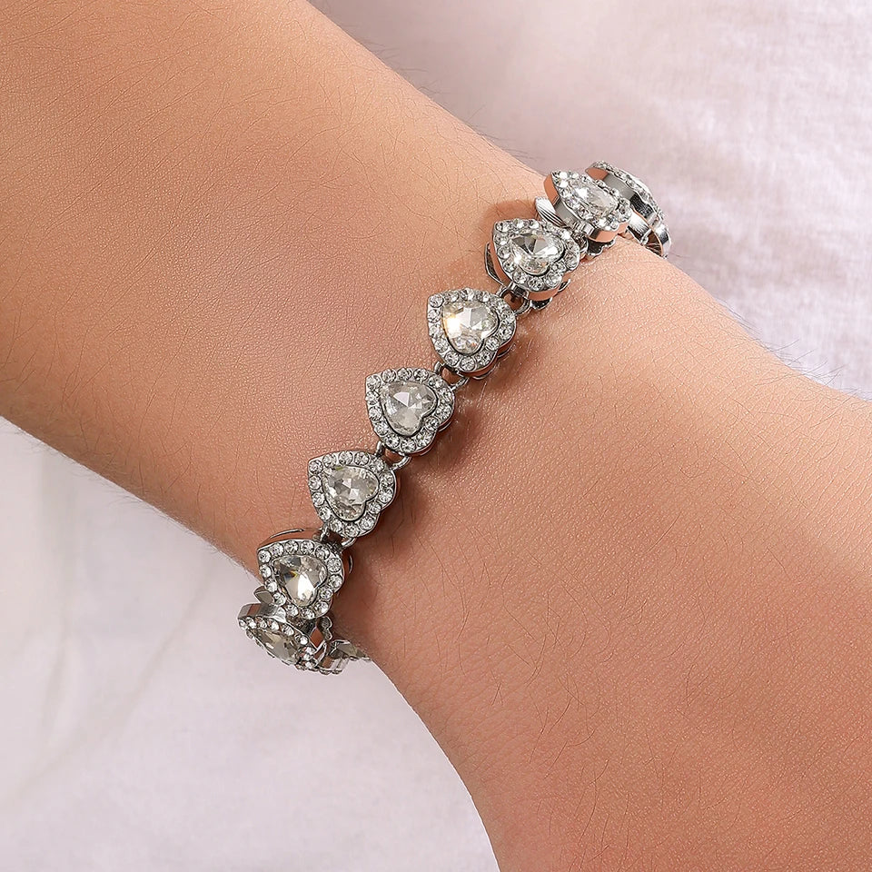 Martha Heart Diamond Bracelet