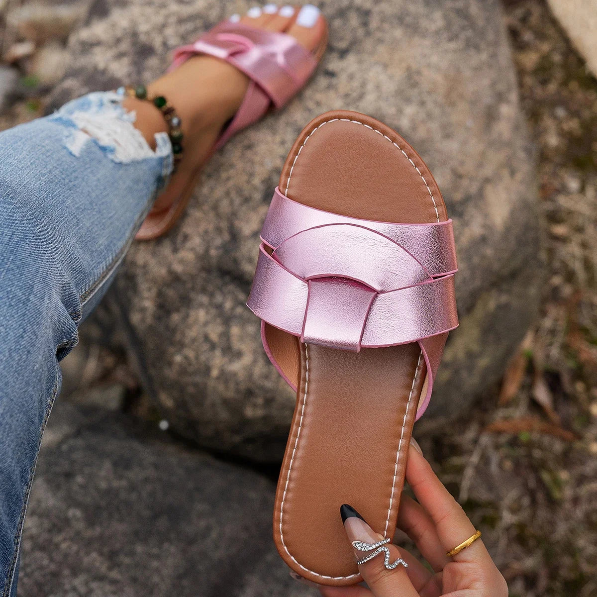 Amara Flat Sandals