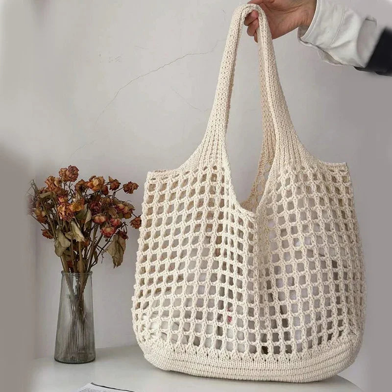 Lina Crochet Beach Bag