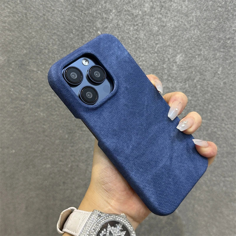 Premium Denim iPhone Case