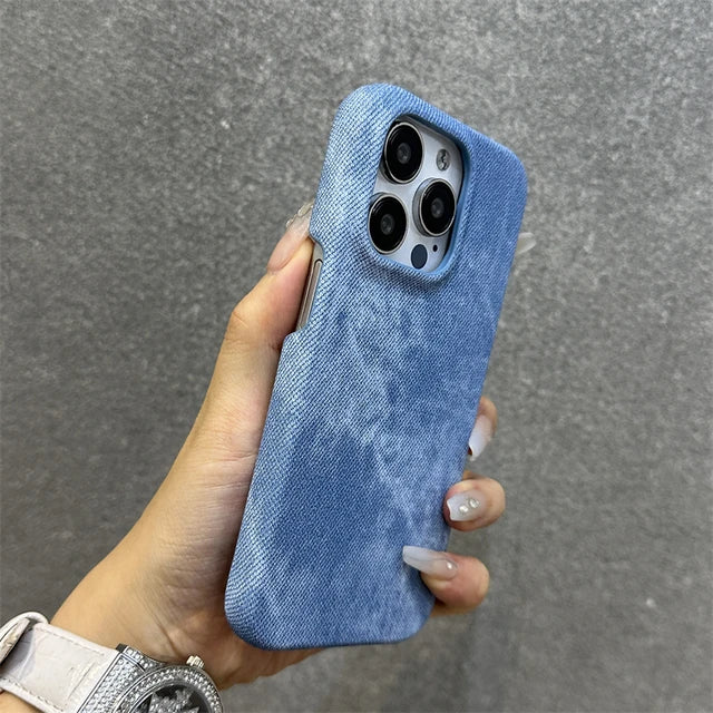 Premium Denim iPhone Case