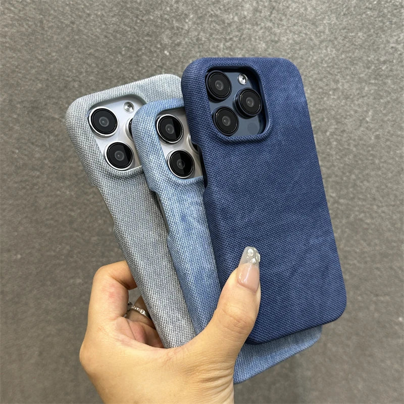 Premium Denim iPhone Case