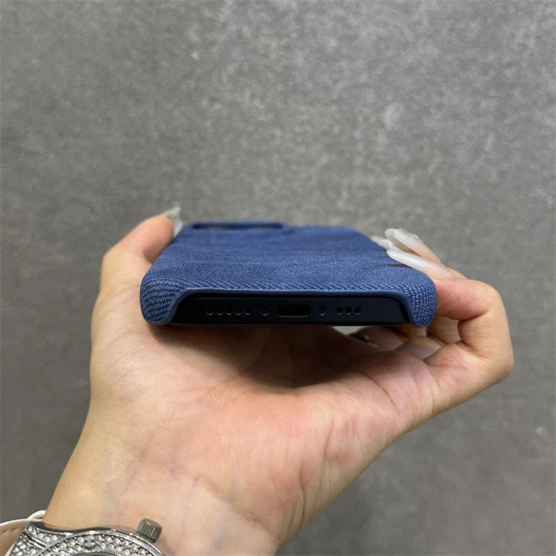 Premium Denim iPhone Case
