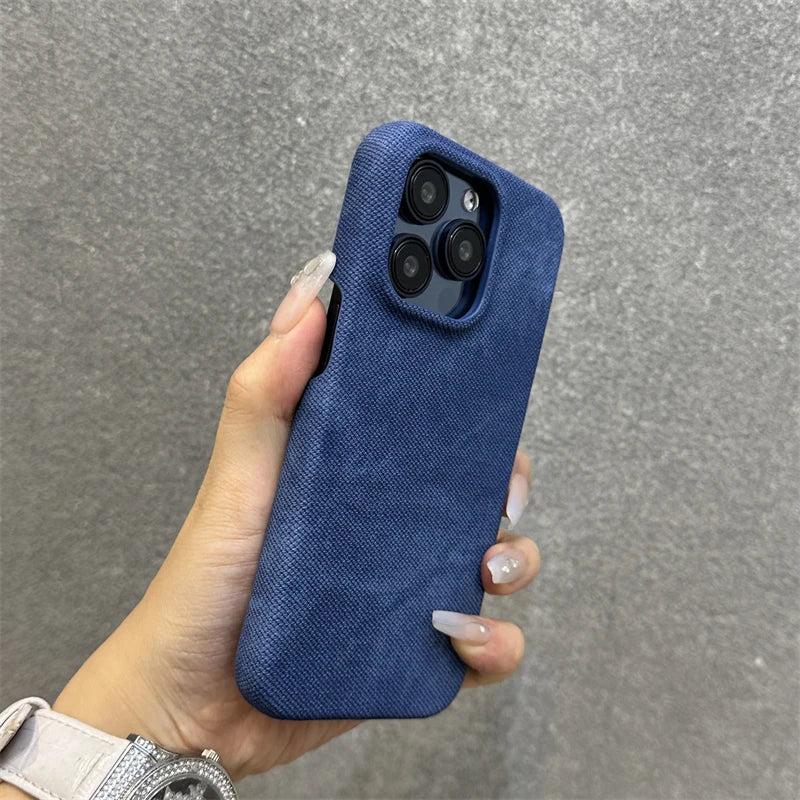 Premium Denim iPhone Case