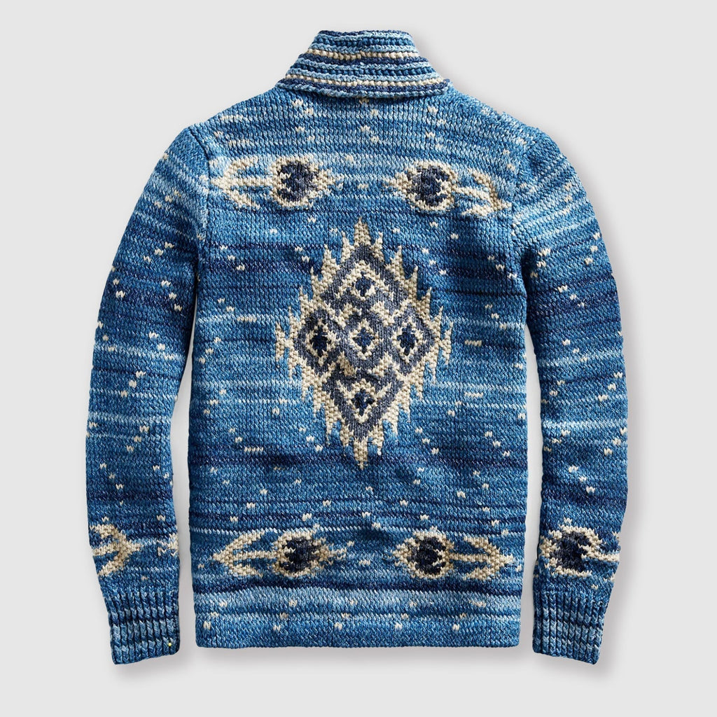 Leander™ | Premium Royal Blue Cardigan