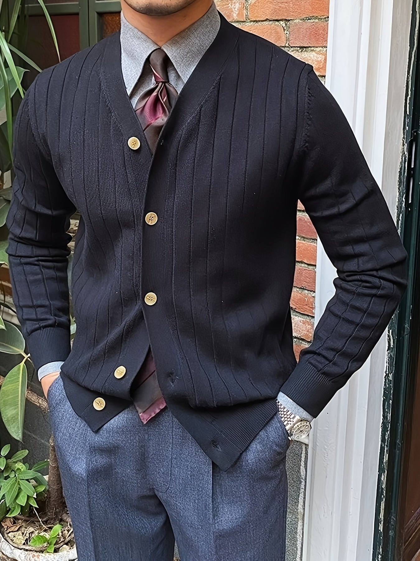 Kian™ | Knotted V-Neck Vest