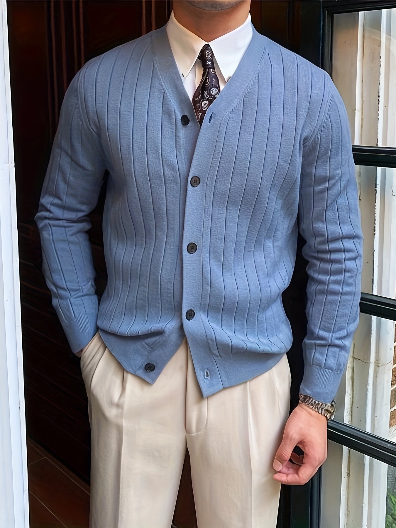 Kian™ | Knotted V-Neck Vest