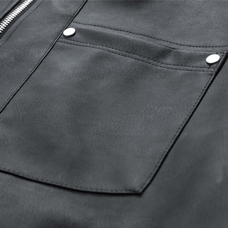 Classic Bomber Leather Jacket