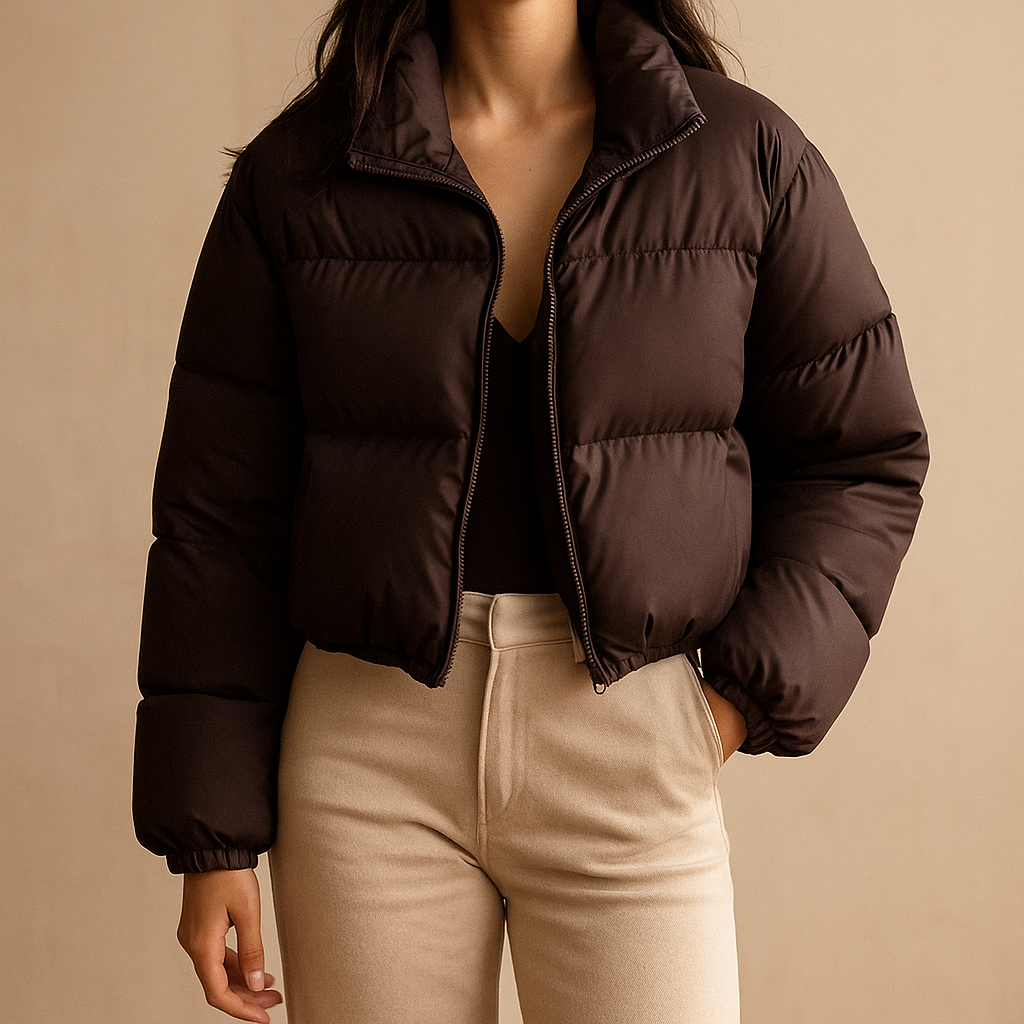 Jeanette Cropped Down Jacket