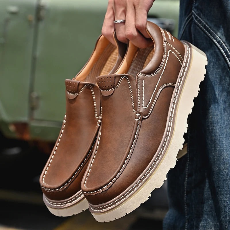 Cameron™ | Genuine Leather Slip-On Loafers