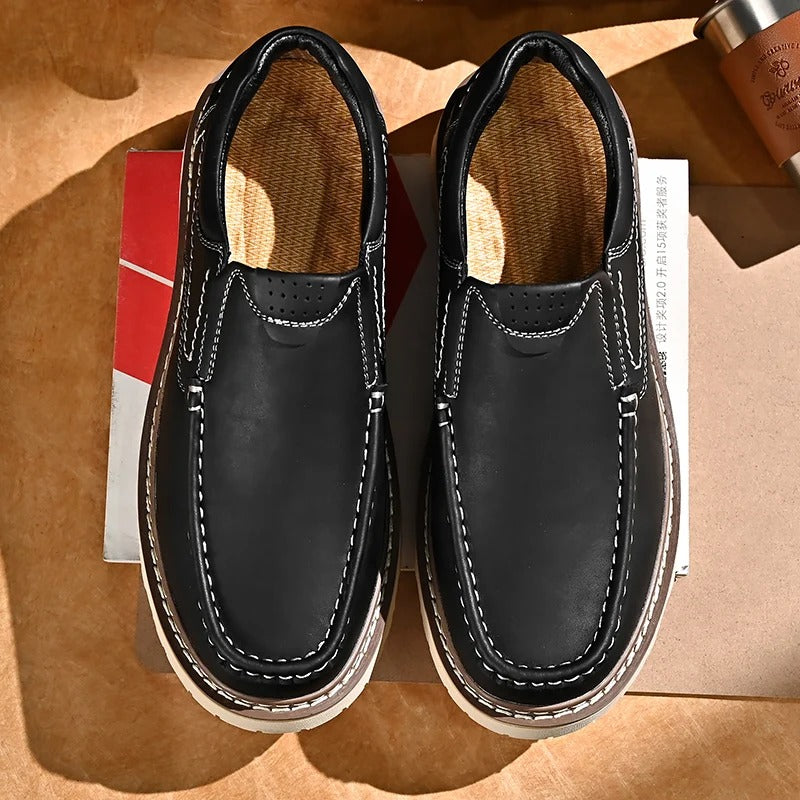 Cameron™ | Genuine Leather Slip-On Loafers
