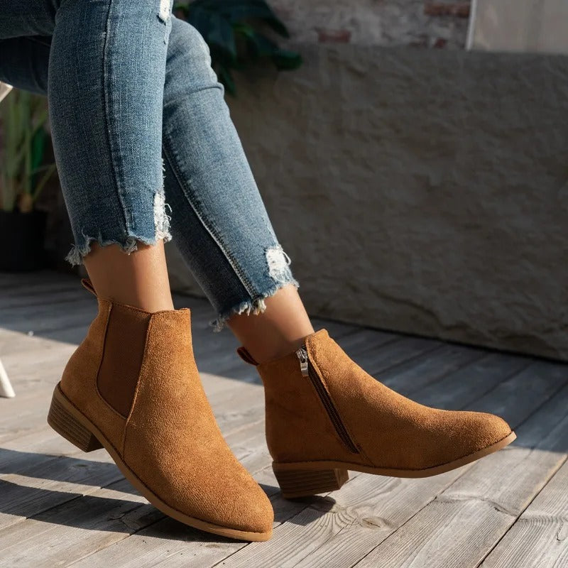 Aurora™ | Zippered Ankle Boots